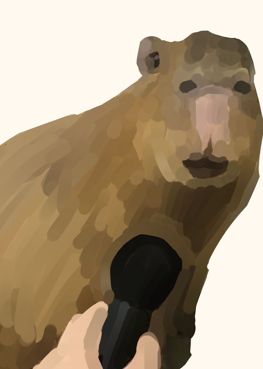 Capybara Meme Posters for Sale