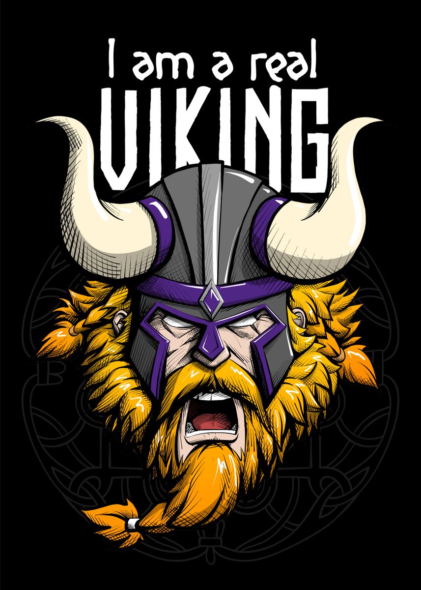 Angry Viking Face