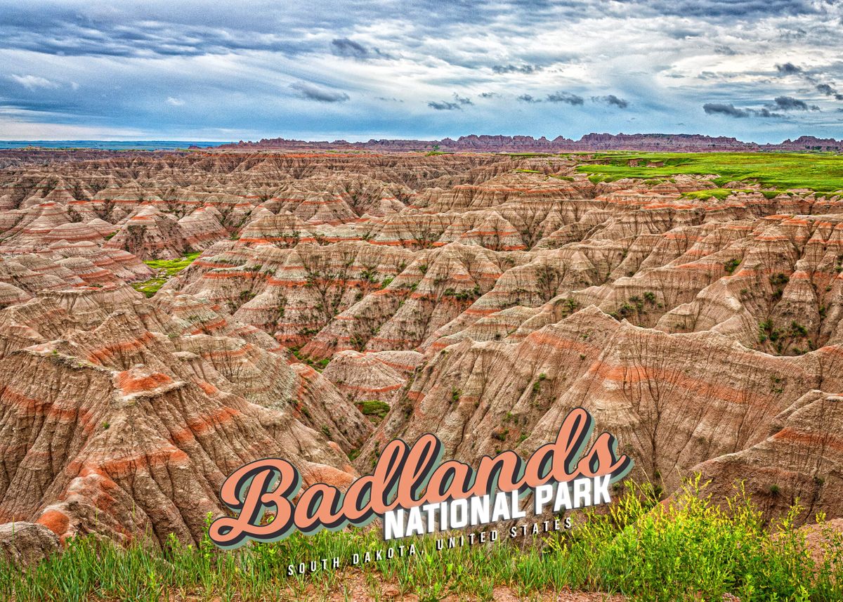 'Badlands National Park' Poster by Gestalt Imagery | Displate