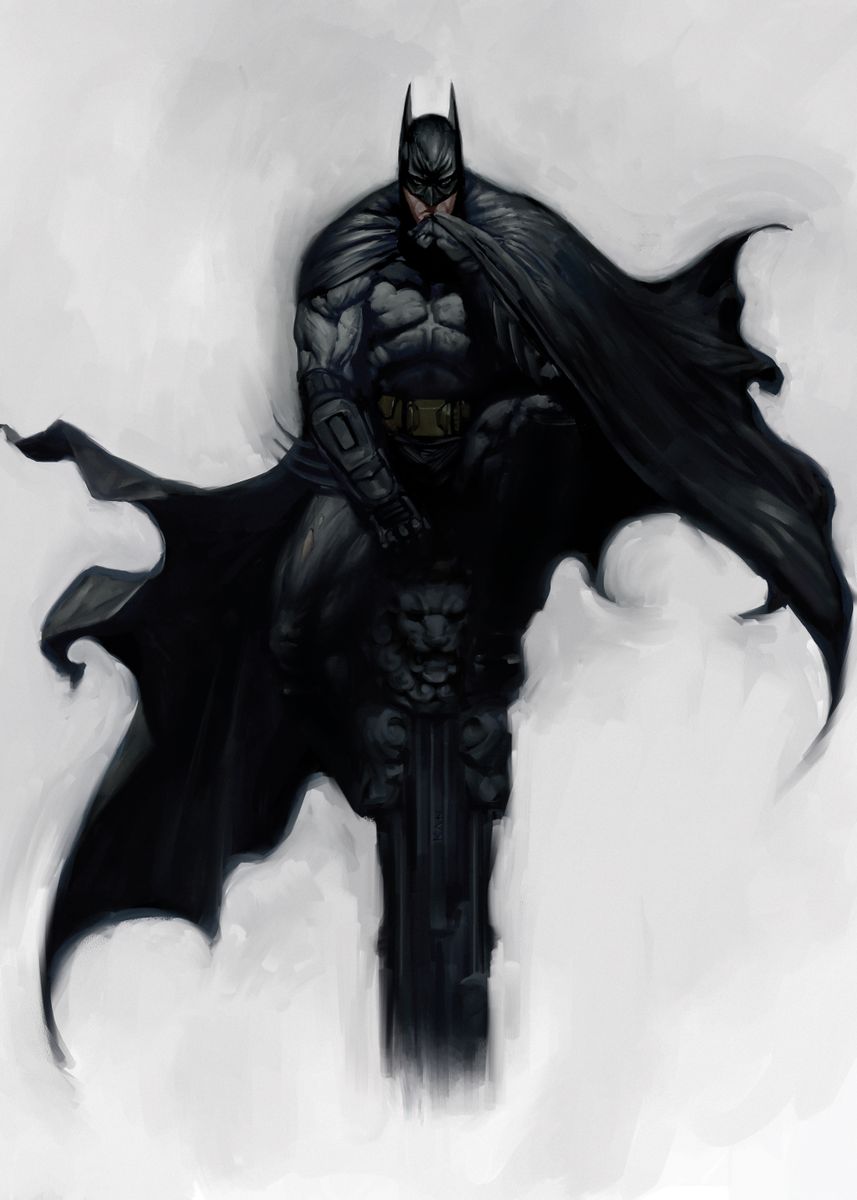 'Batman Dark Silhouette' Poster, picture, metal print, paint by DC ...