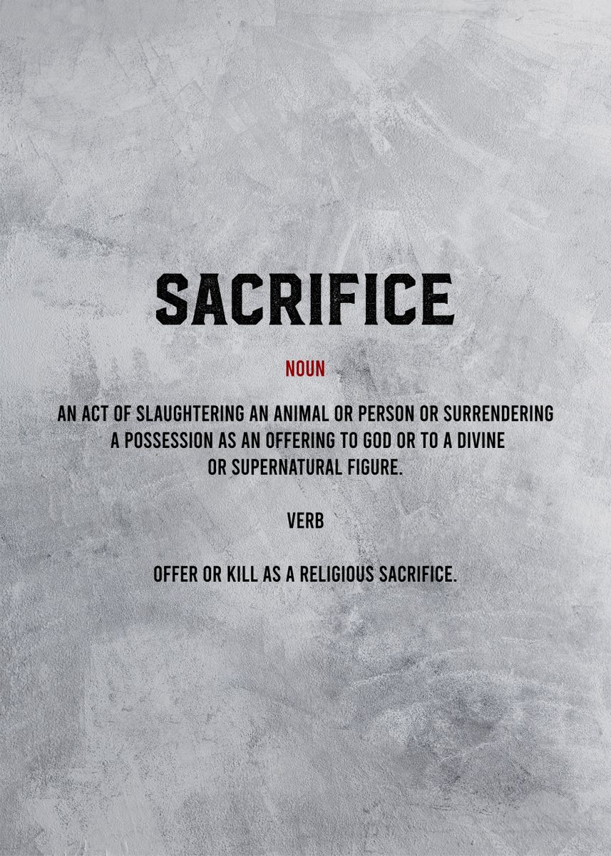 Sacrifice Definition