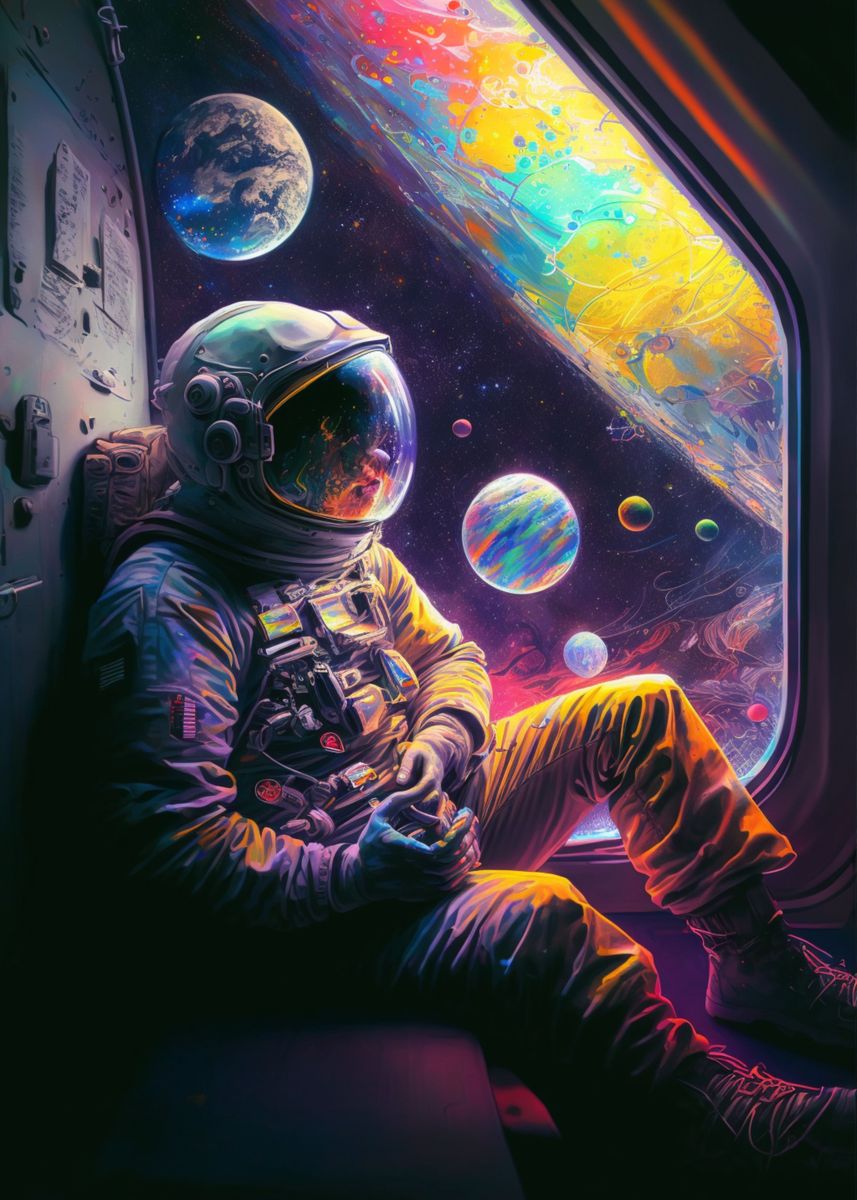 'Deep Space Explorer' Poster, picture, metal print, paint by Gilar ...