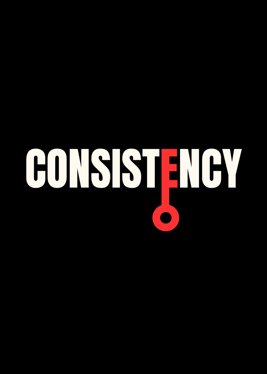 'Consistency' Poster, picture, metal print, paint by Yess | Displate