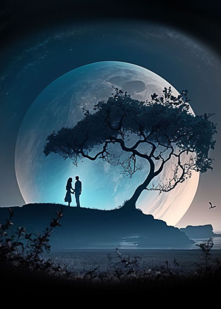 romantic moonlight