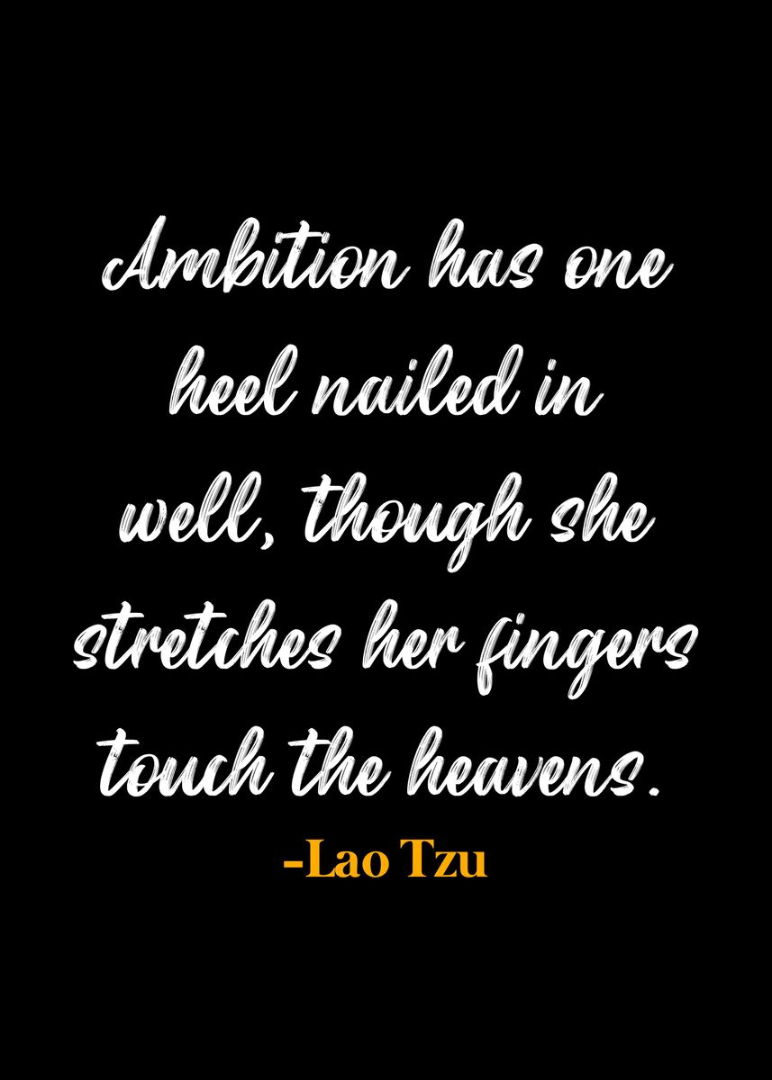 'Lao Tzu Quote ' Poster, picture, metal print, paint by KAZE | Displate