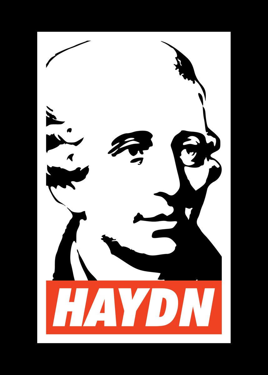 'Joseph Haydn' Poster by Filip Hellman | Displate