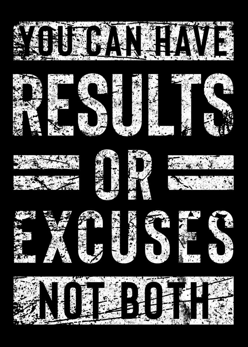 'Gym Motivation Quote' Poster, picture, metal print, paint by Reality ...