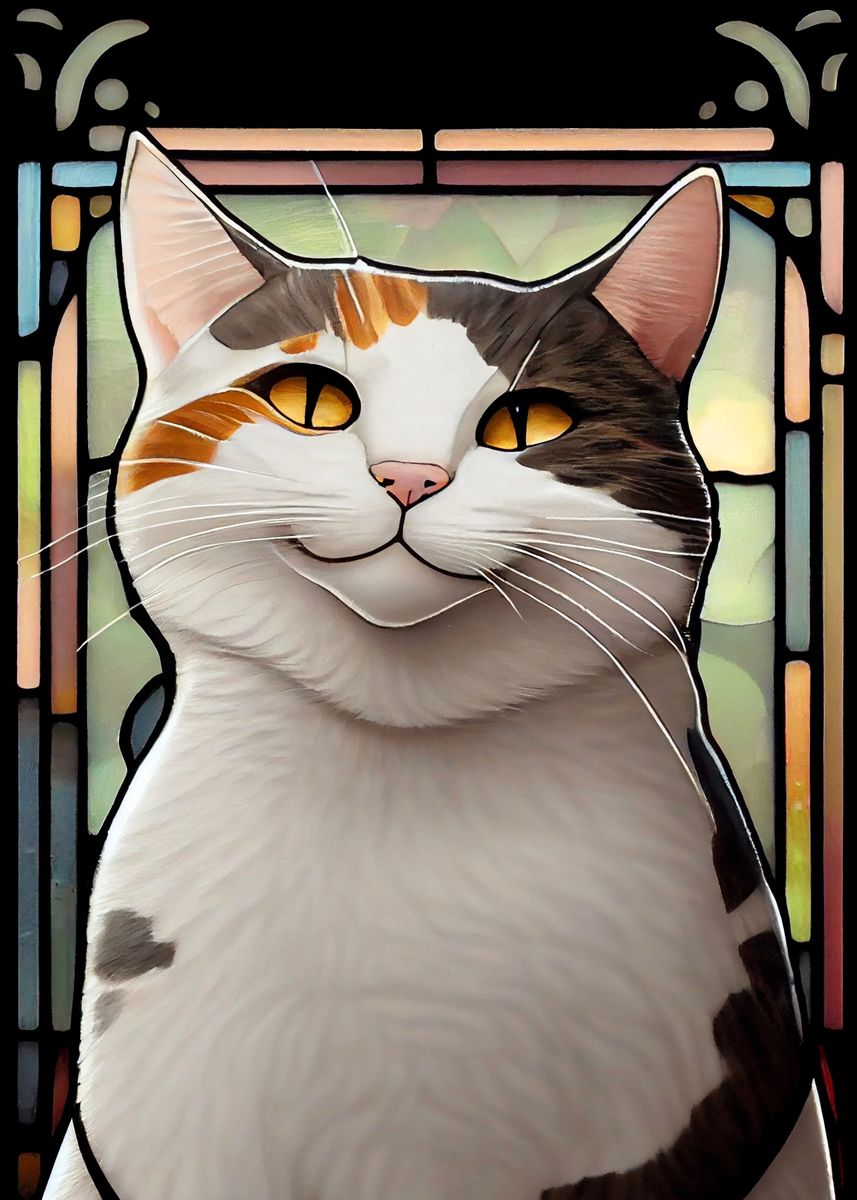 'Polite Cat Meme' Poster by Panther Blades | Displate