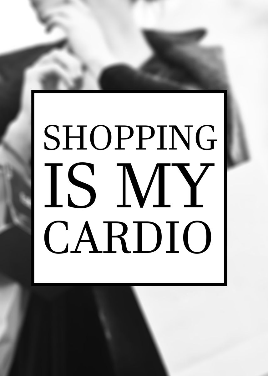 is my Cardio' Poster, picture, metal print, paint by Nathan