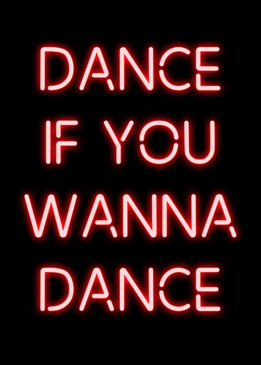 Dance if | picture, Dance\' Wanna You Stephen metal Displate print, Poster, by paint