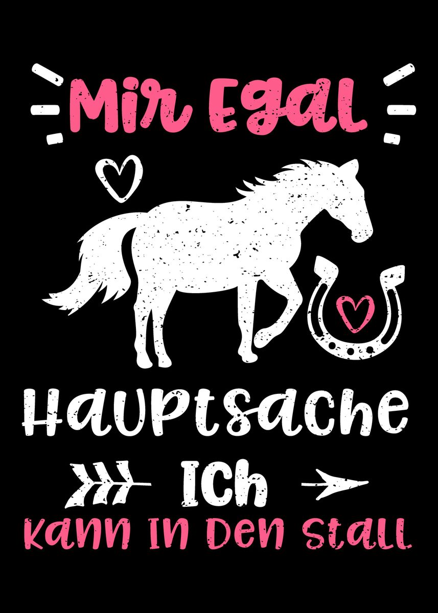 'Mir Egal Hauptsache Ich Ka' Poster, picture, metal print, paint by