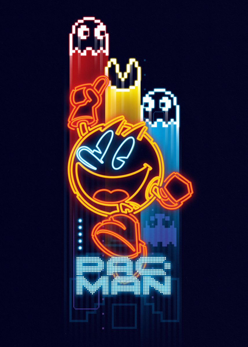 pacman light up sign