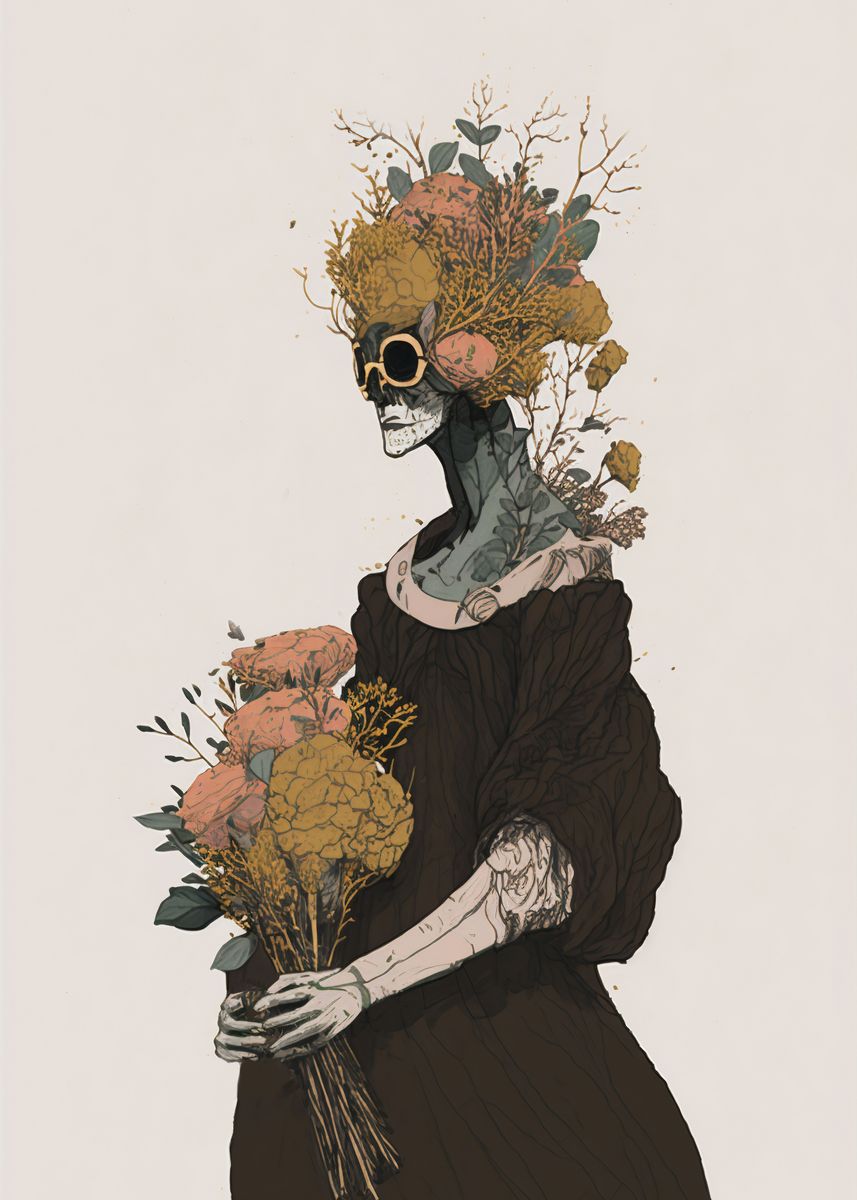 'Blooming Dead no 12' Poster, picture, metal print, paint by Alican ...