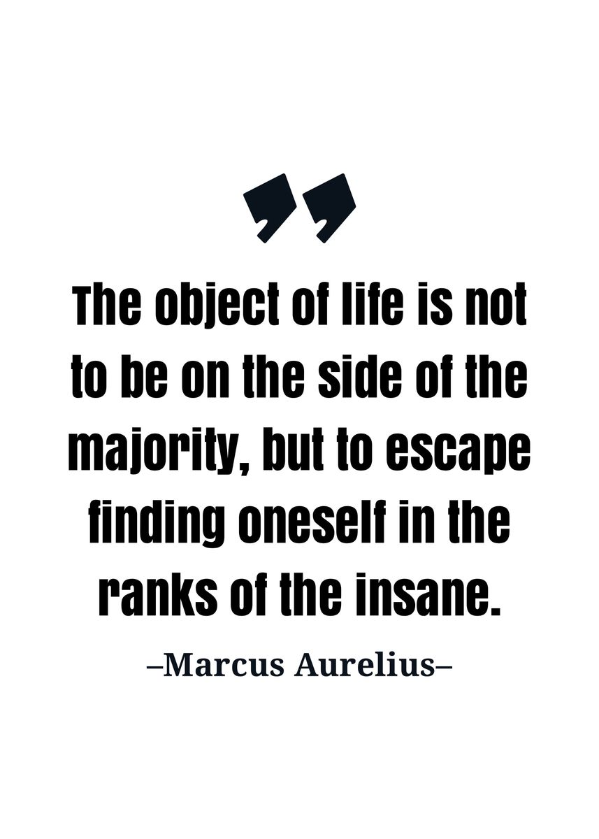 'Marcus Aurelius quote' Poster, picture, metal print, paint by Gembull ...