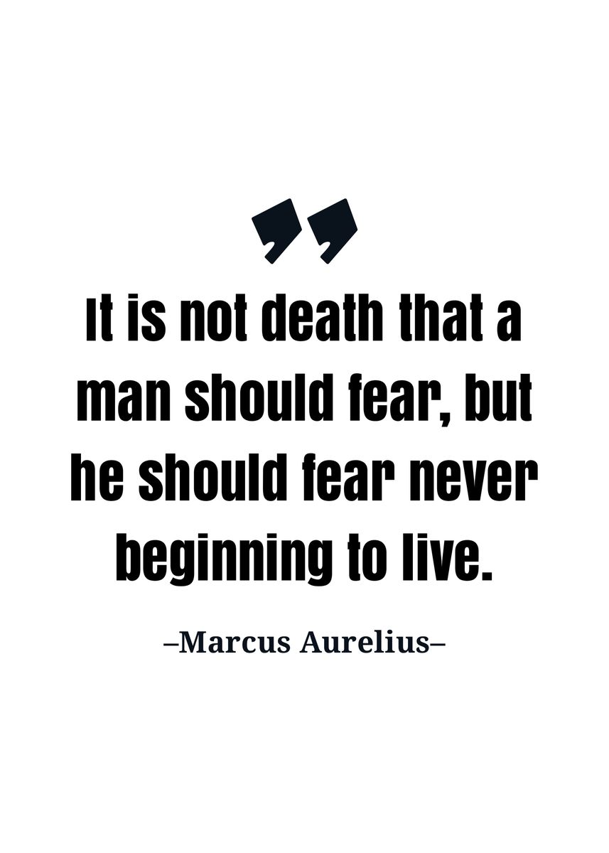 'Marcus Aurelius quote' Poster, picture, metal print, paint by Gembull ...