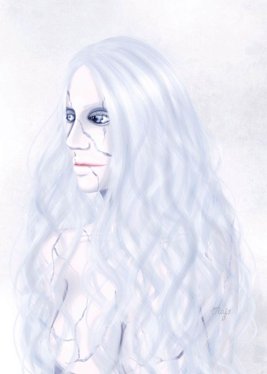 'GINTSUGI 2' Poster, picture, metal print, paint by Majo Art | Displate