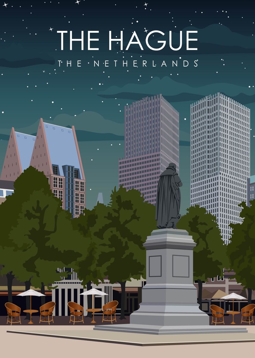 'The Hague The Netherlands' Poster by Jorn Displate
