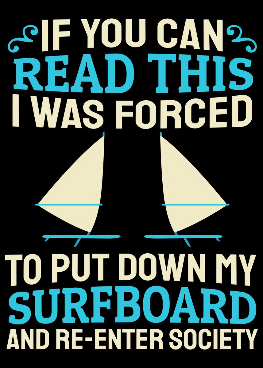 'Windsurfing Windsurfer' Poster, picture, metal print, paint by