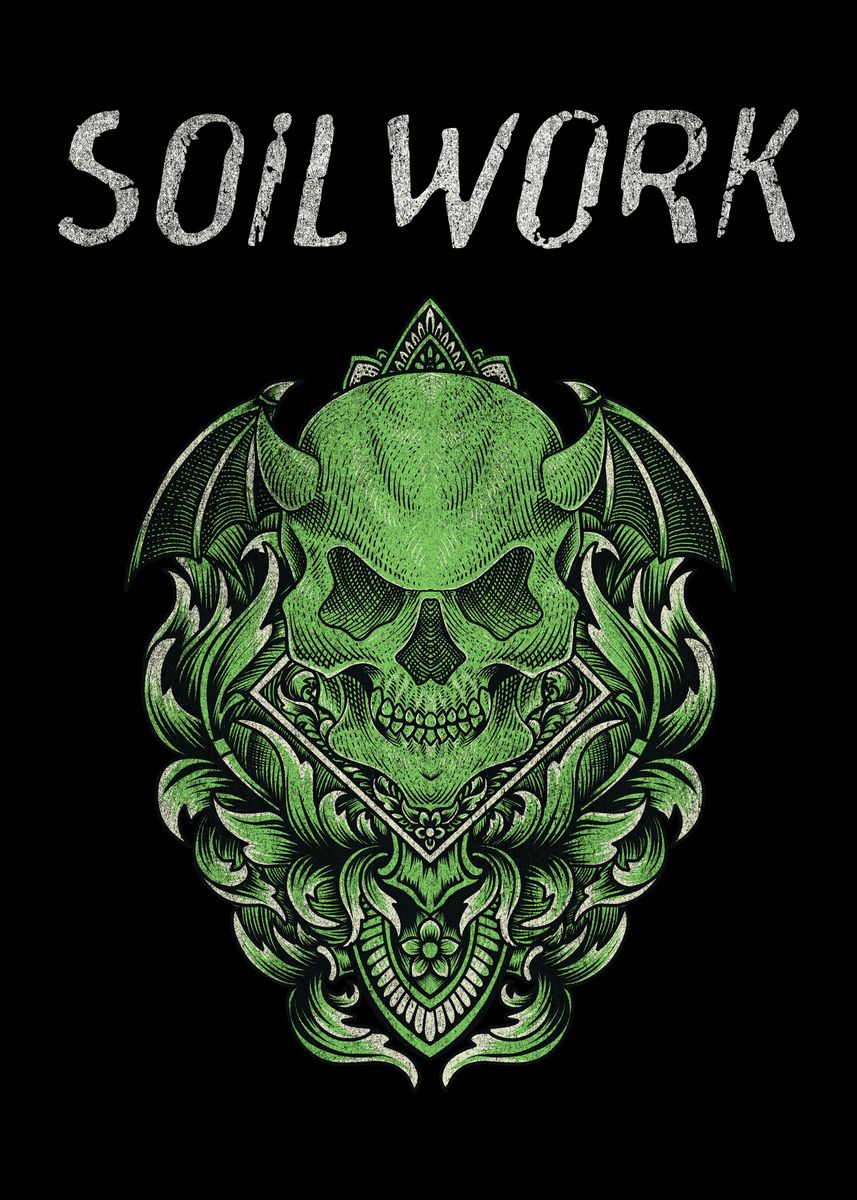 'Soilwork horror deathmetal' Poster, picture, metal print, paint by ...