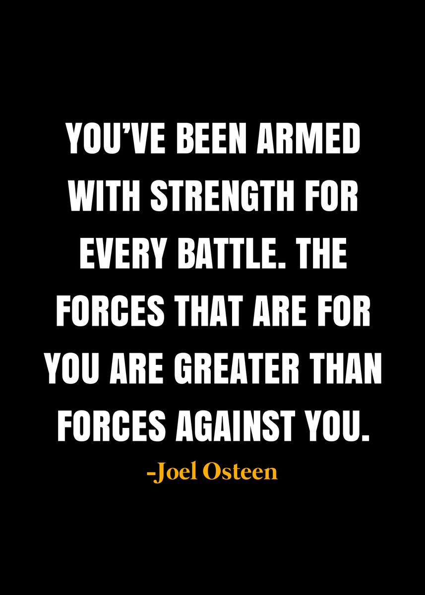 Joel Osteen Quote ' Poster by DIMS | Displate Joel Osteen Quote ' Poster by DIMS | Displate