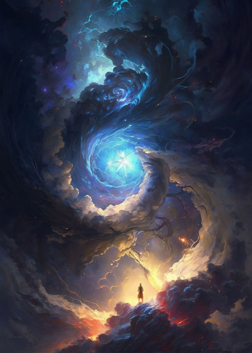 Cosmic Storm Poster Picture Metal Print Paint By Adam Munton Cosmic Storm Poster Picture Metal Print Paint By Adam Munton