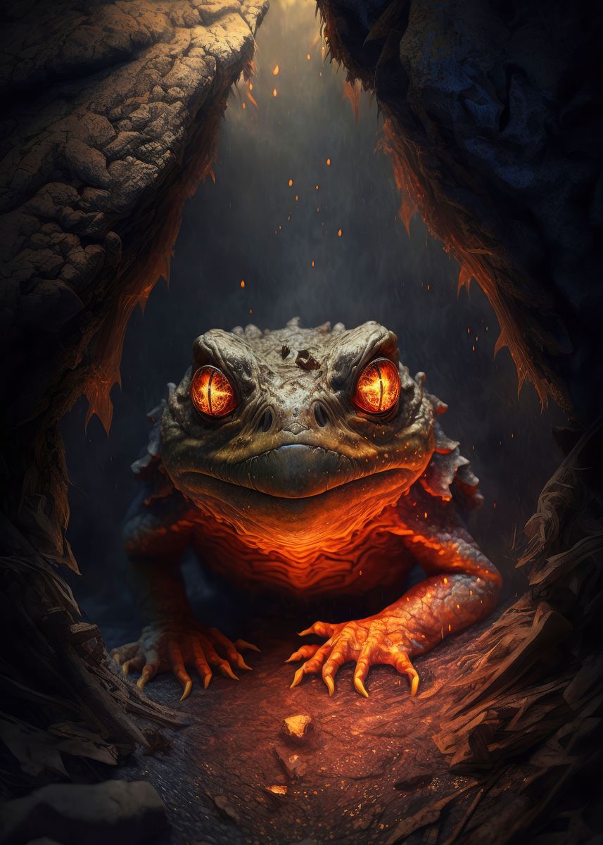 Demonic frog