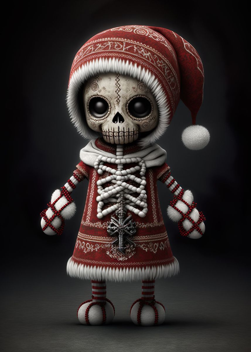 'Christmas Voodoo' Poster by Ilyrin | Displate