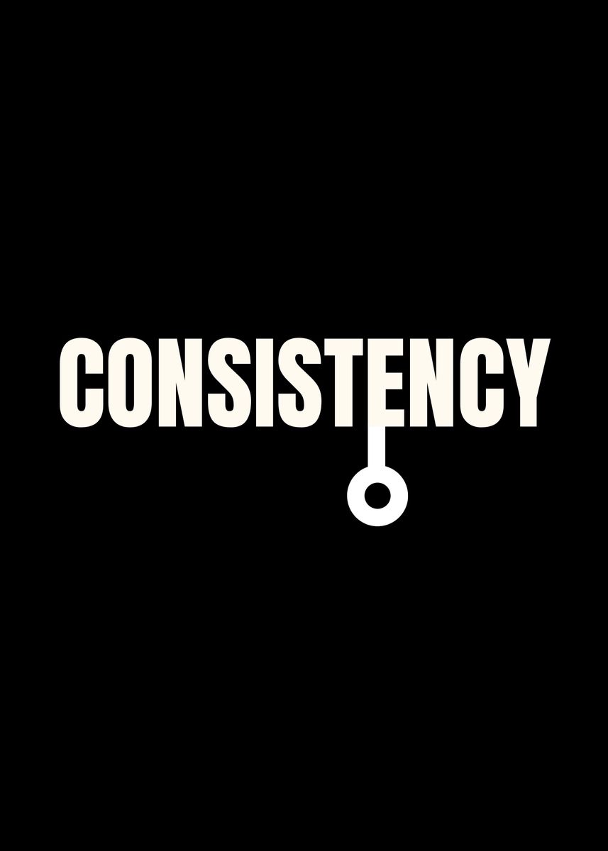 'Consistency' Poster, picture, metal print, paint by Yess | Displate