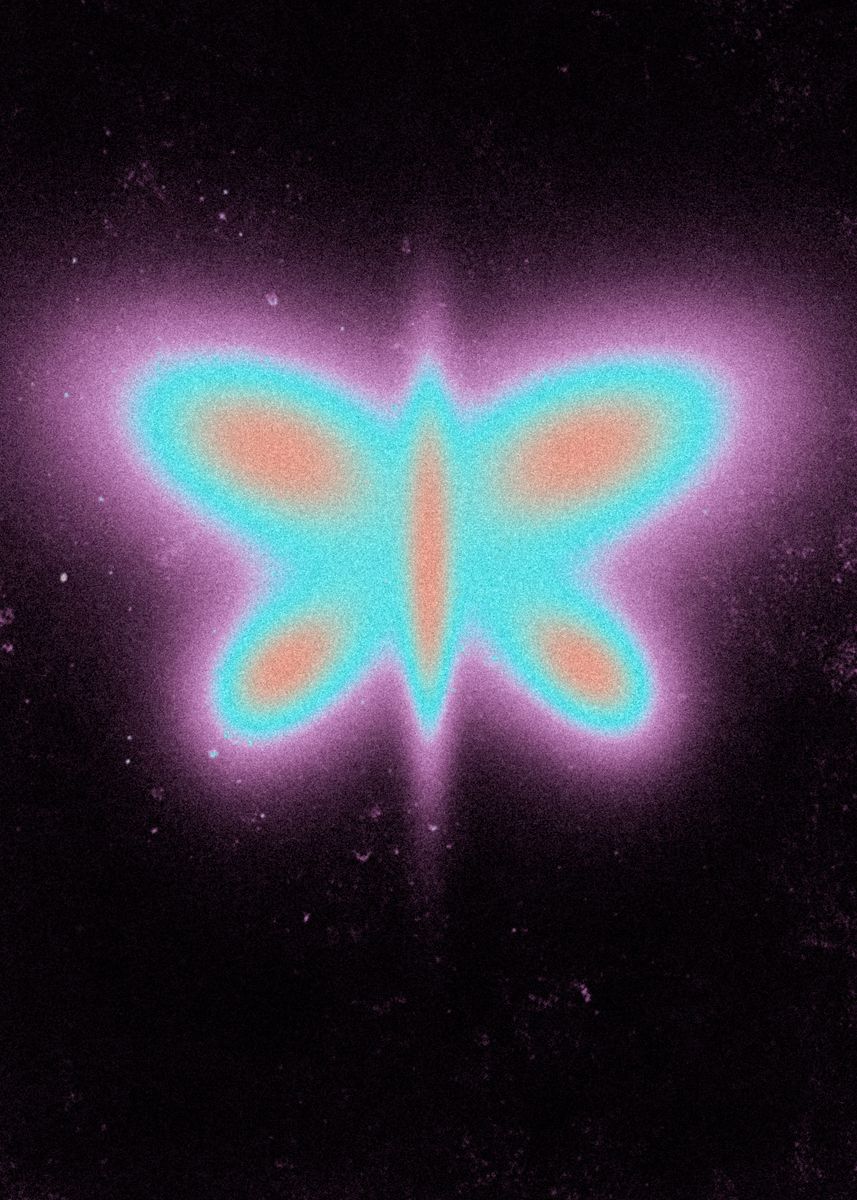 'Chromatic Butterfly' Poster, picture, metal print, paint by Miguel ...