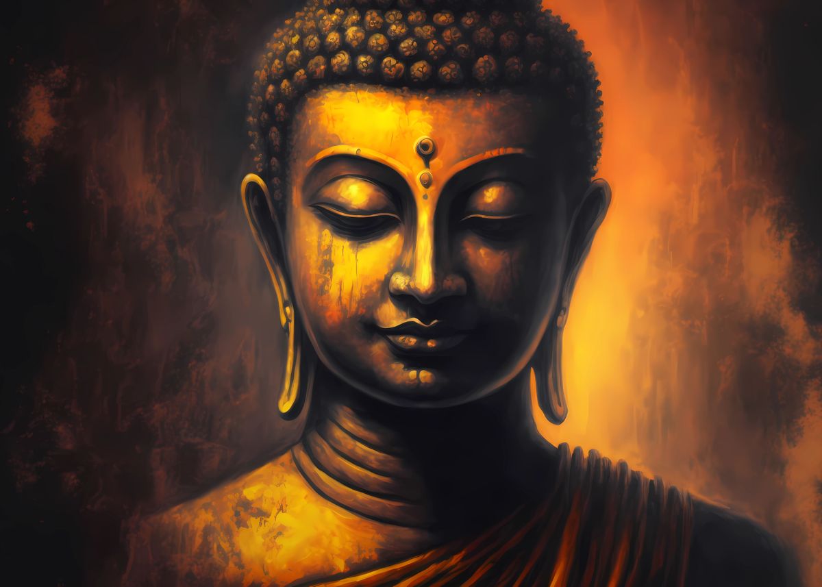 'The Enlightened One buddha' Poster by PRANIT BANSODE Displate