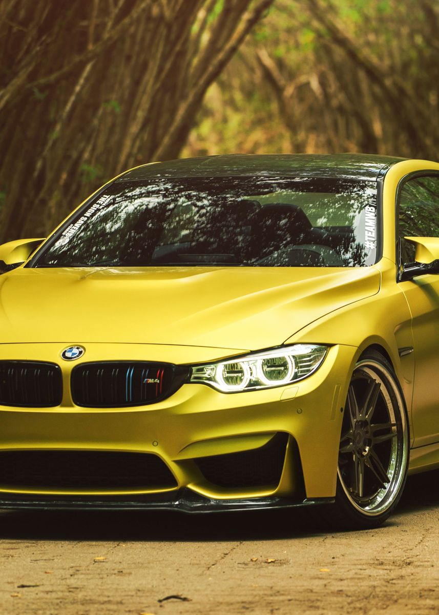 'bmw m4' Poster by Spot Cars | Displate