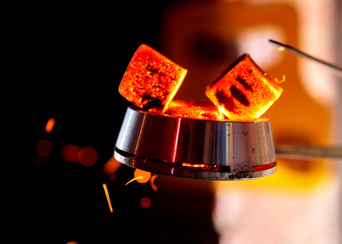 'Hookah coal' Poster by FotoKonzepte Displate