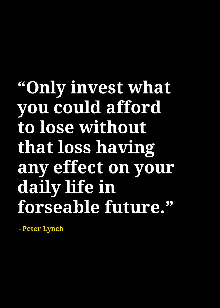 'Peter Lynch quotes ' Poster, picture, metal print, paint by iwak ayam