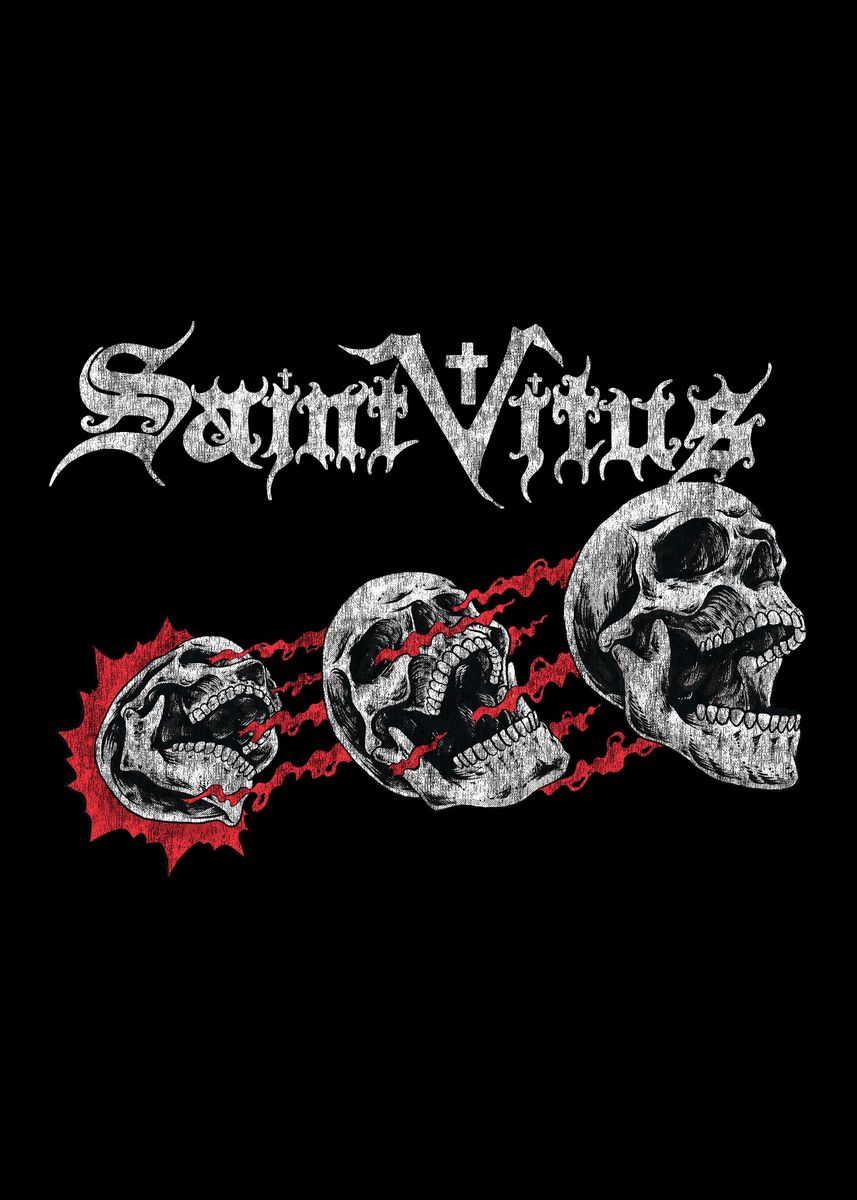 Saint Vitus Poster Picture Metal Print Paint By Mitra Wahyudi