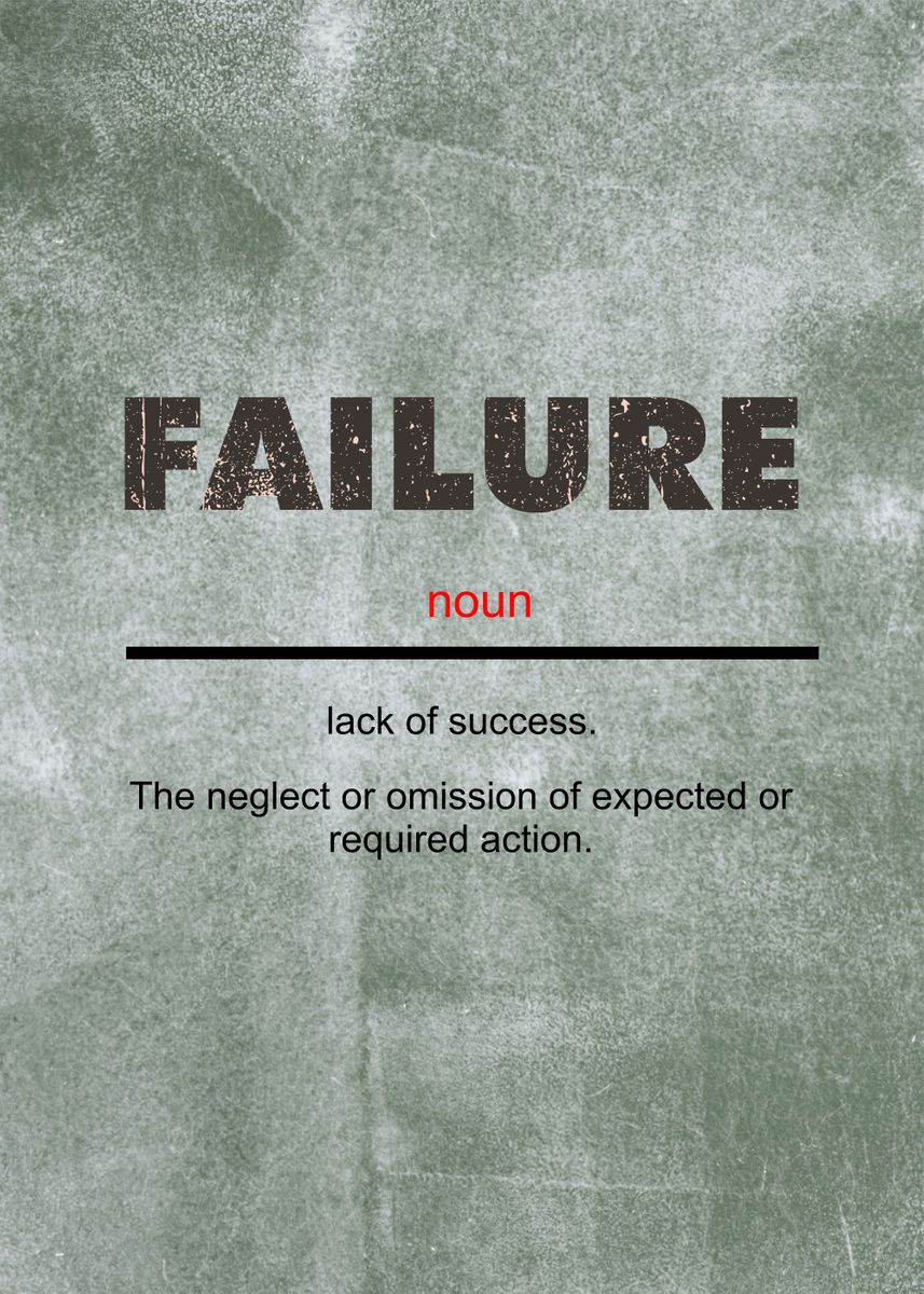 failure-dictionary-poster-by-poster-collections-displate