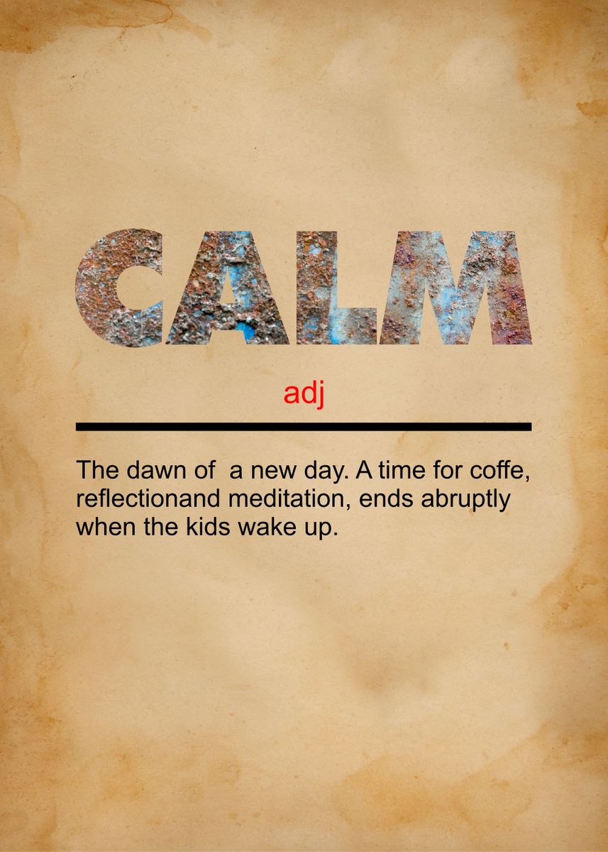 calm-definition-poster-by-aesthetic-posters-displate