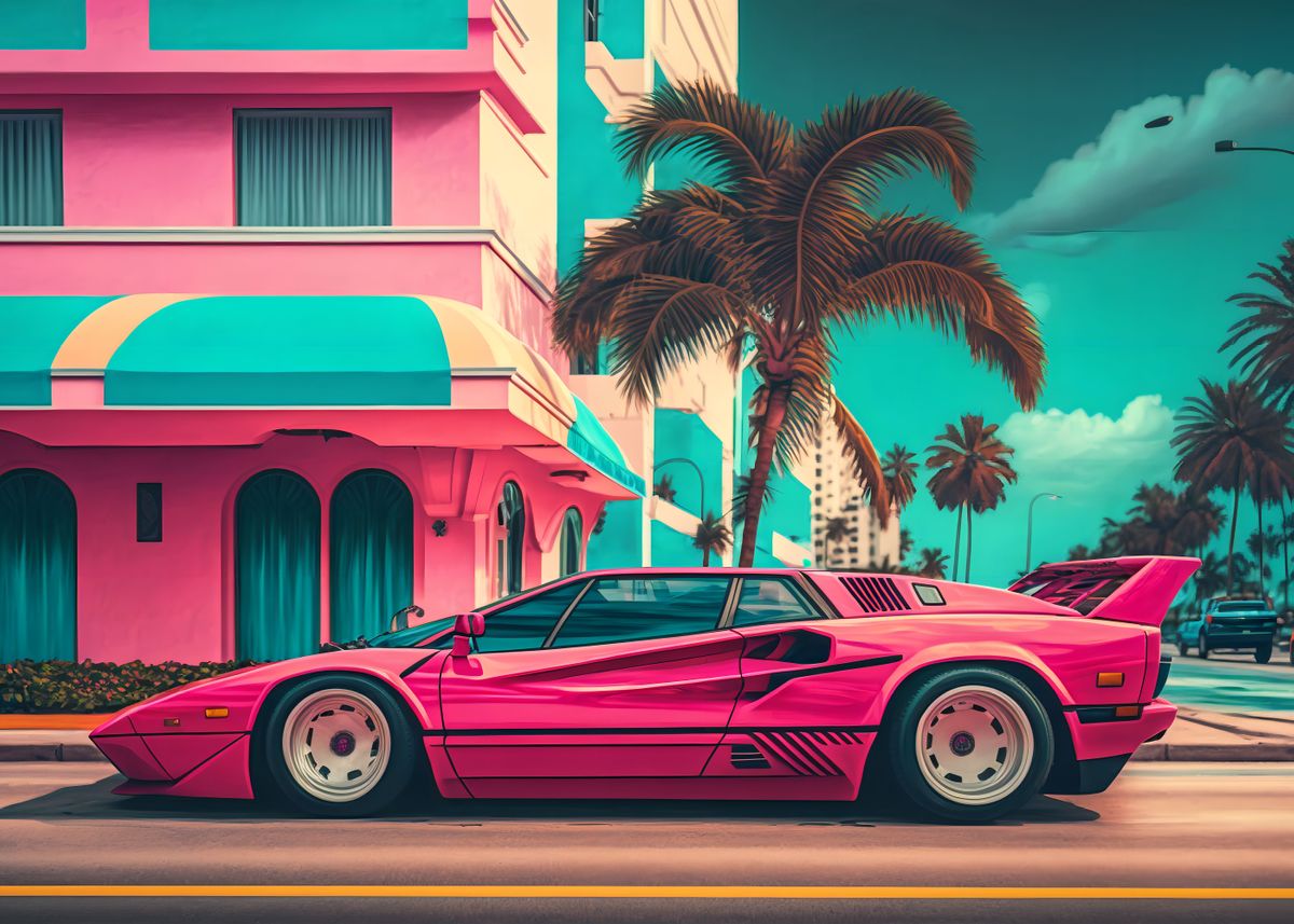 'Classic Sports Car' Poster by DB P Displate