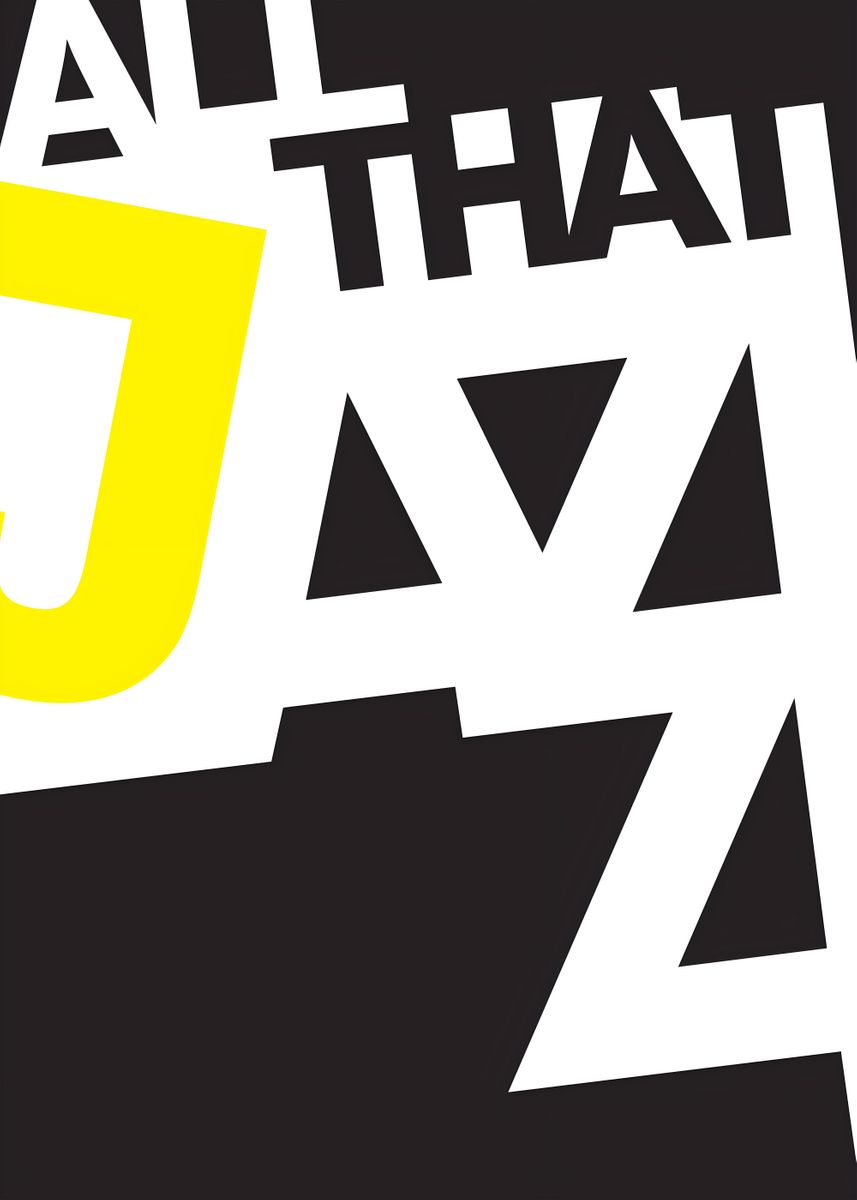 'All that Jazz Musical' Poster, picture, metal print, paint by Izu