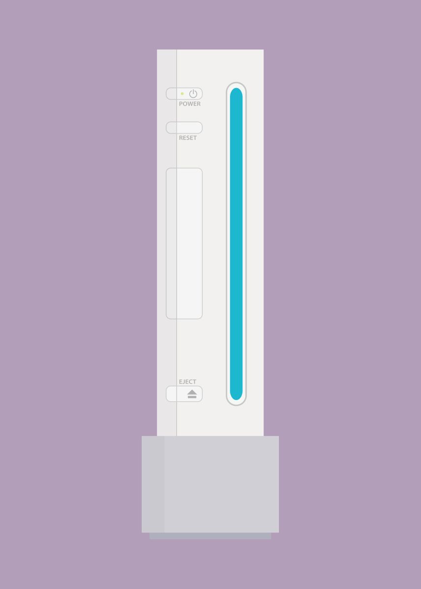 'Nintendo Wii Console' Poster, picture, metal print, paint by MVDZ ...