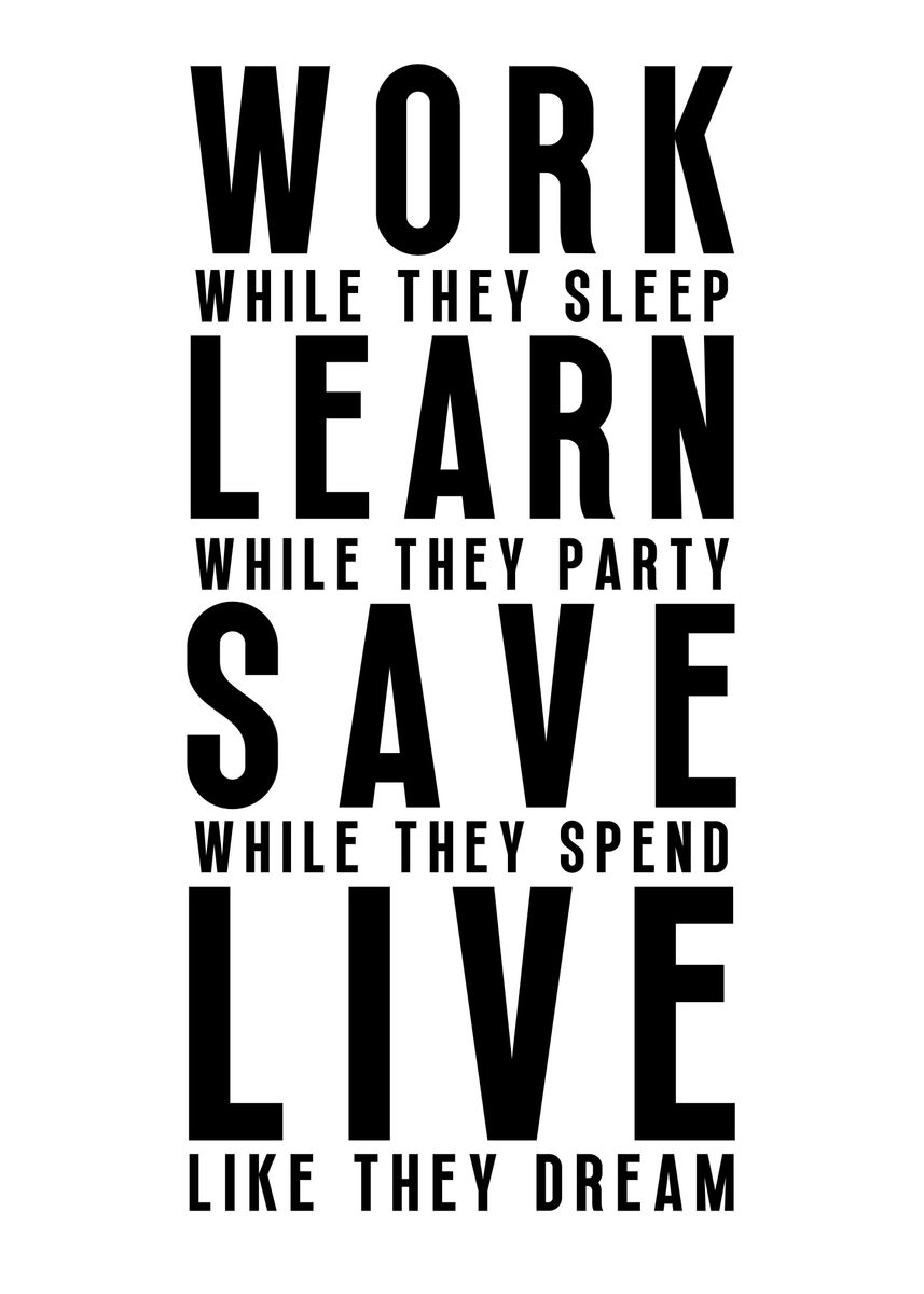 'Business Motivation' Poster, picture, metal print, paint by Yess ...