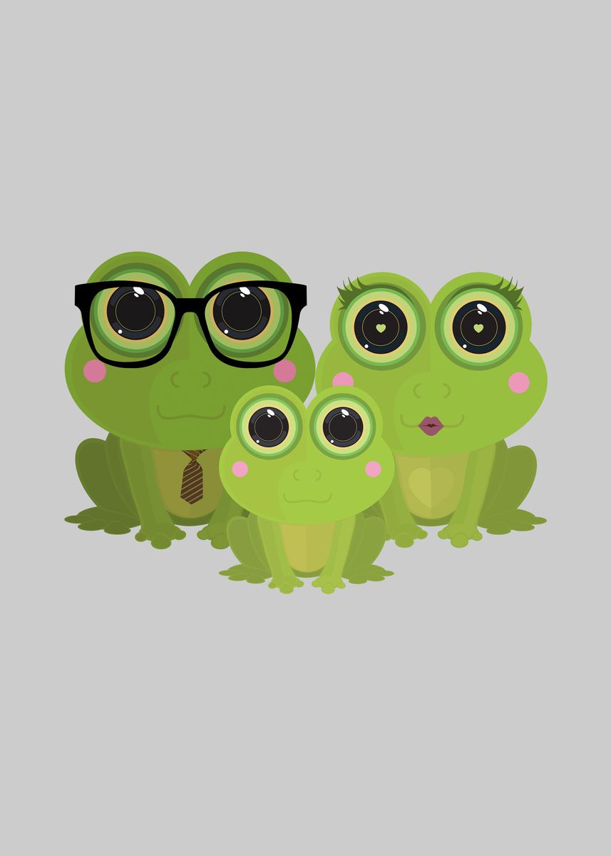 Frog Family Clip Art