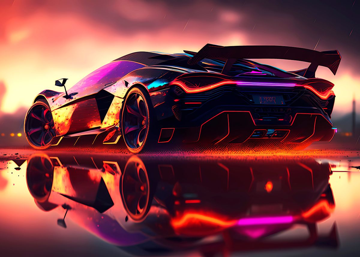 'Concept Supercar' Poster by Electex | Displate