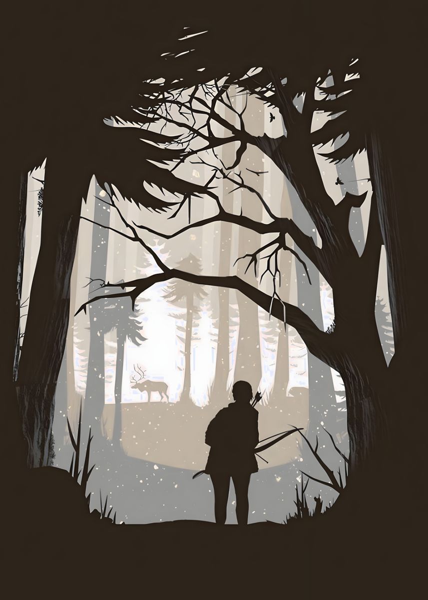 last of us game ' Poster, picture, metal print, paint by mugetsu