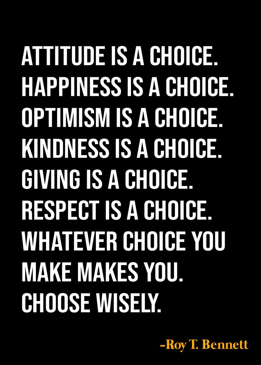 'Roy T Bennett Quote ' Poster, picture, metal print, paint by DIMS ...