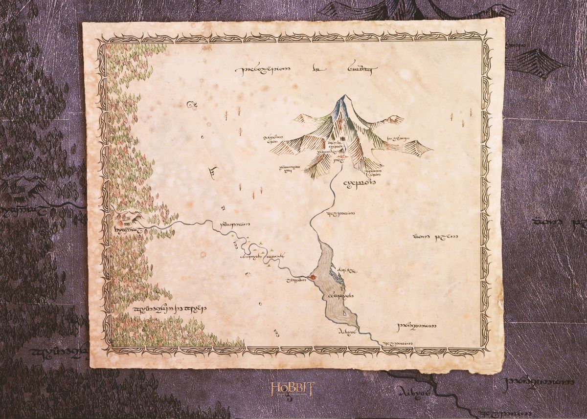 hobbit-map-poster-by-middle-earth-displate