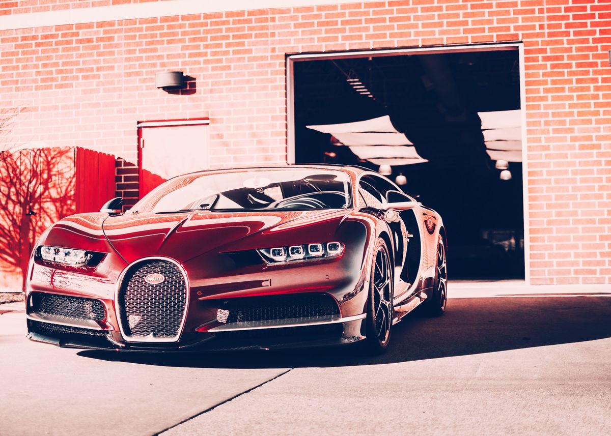 'Bugatti Chiron' Poster by Erikk act | Displate