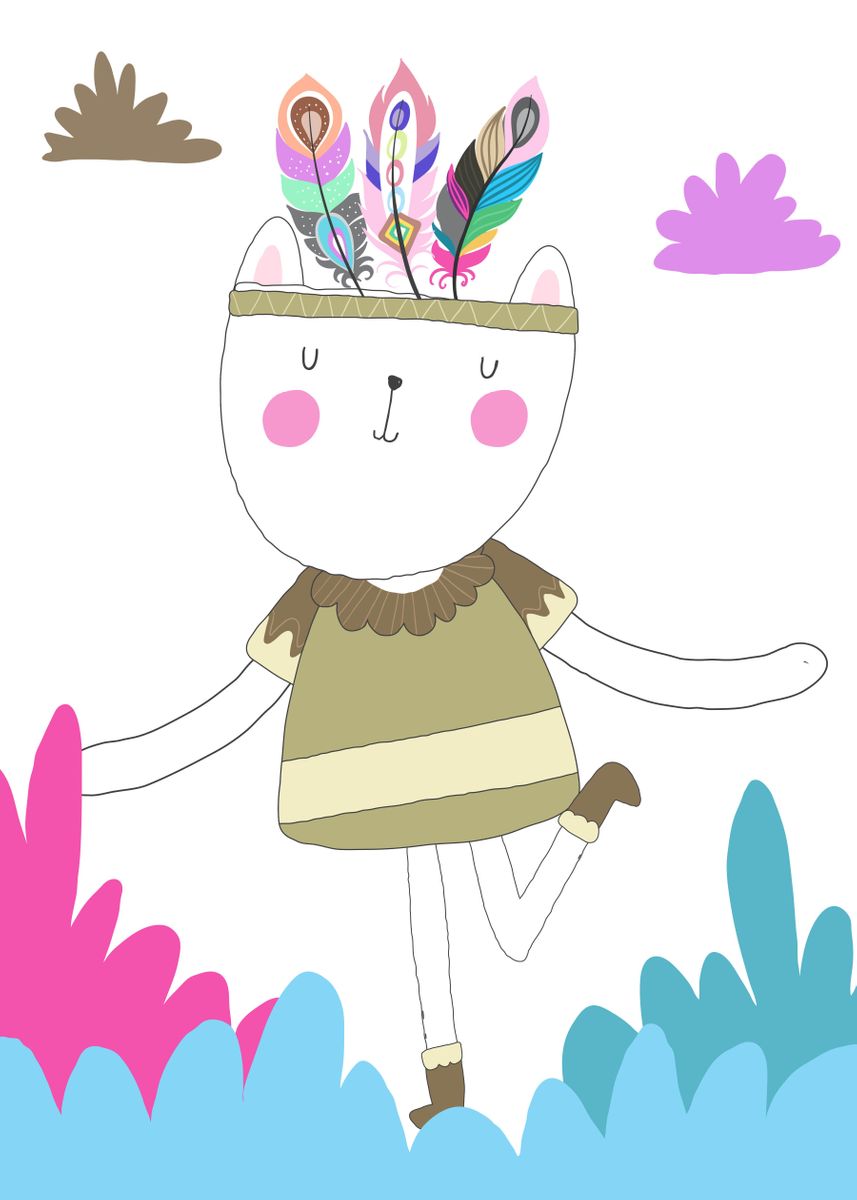 'Cute Art' Poster by Queensy Collin Displate