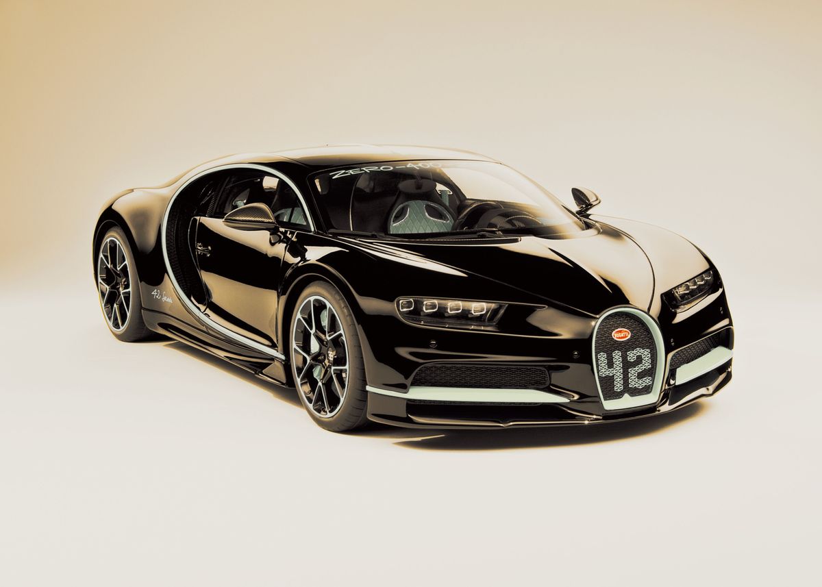 'bugatti Chiron' Poster By Erikk Act 