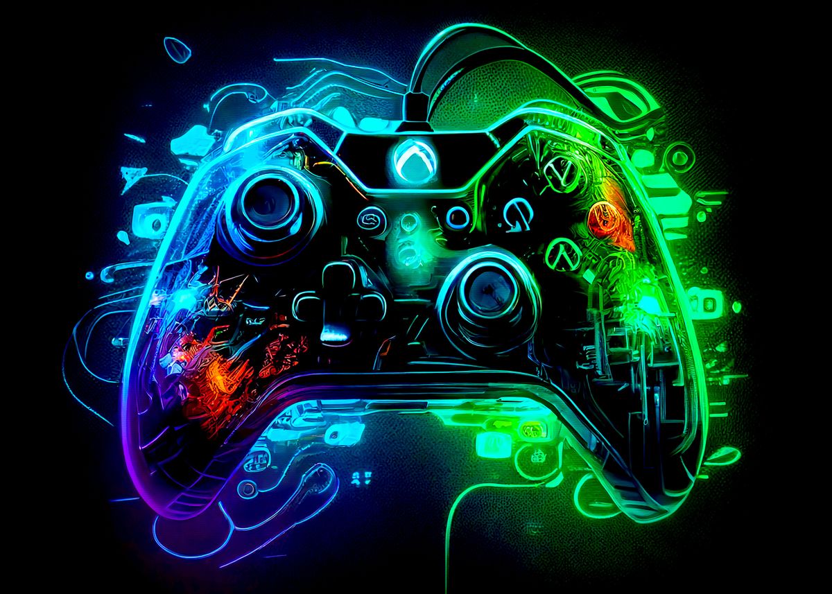 'Game Controller' Poster by khac vinh Displate