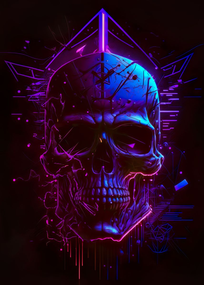 'Digital Afterlife' Poster by Ilyrin | Displate